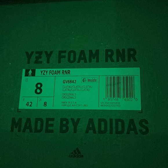 Tan Yeezy foam runners - Picture 3 of 4